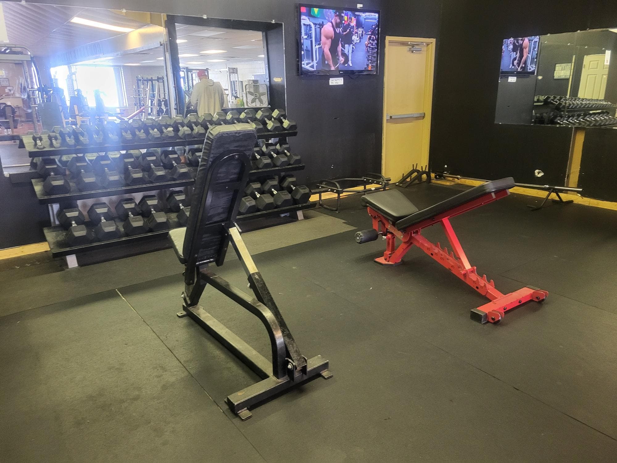 free weights area